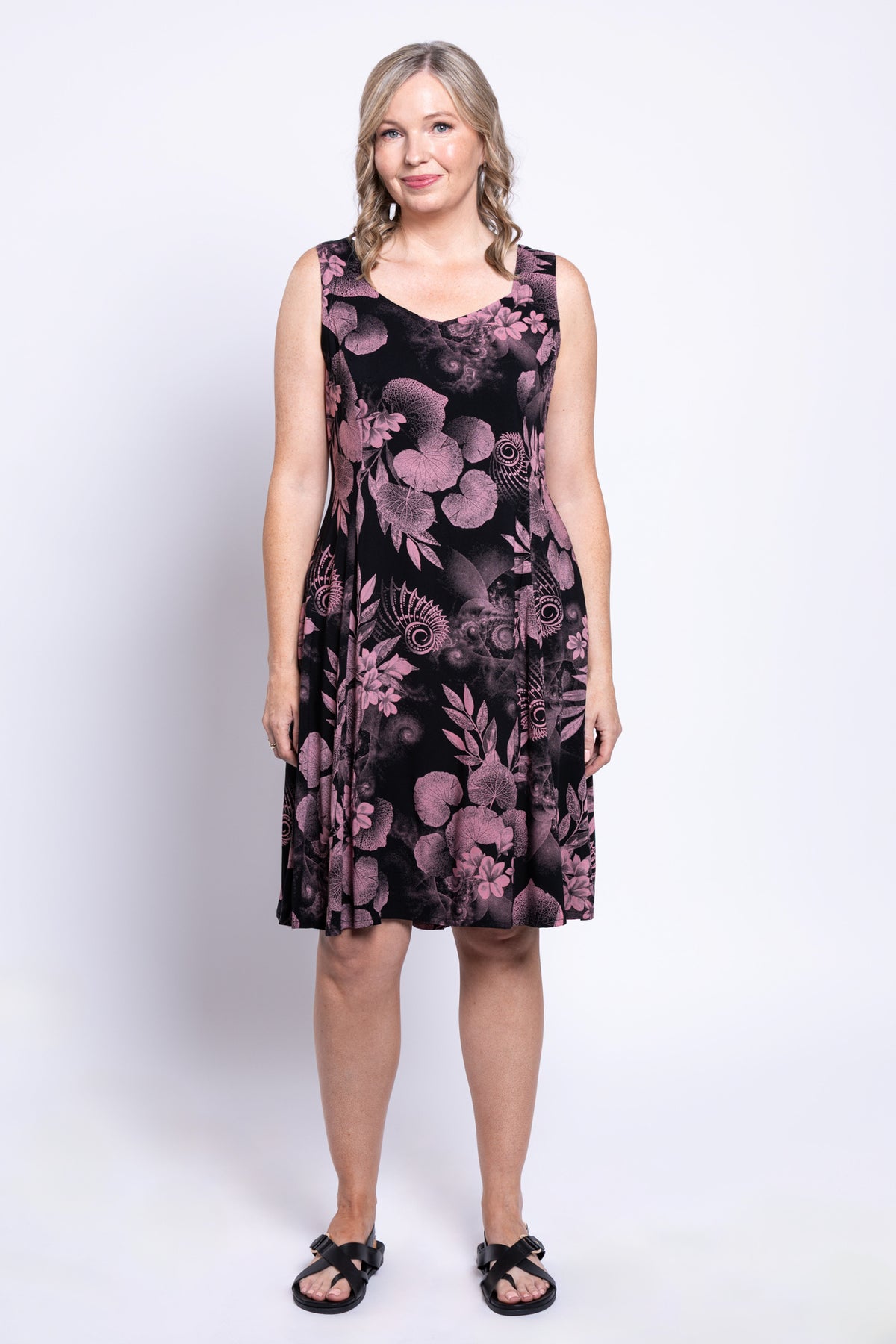 Sweet Sara Dress, Dusk Tide