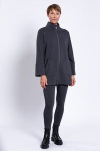 Taran Jacket, Graphite, Bamboo Fleece