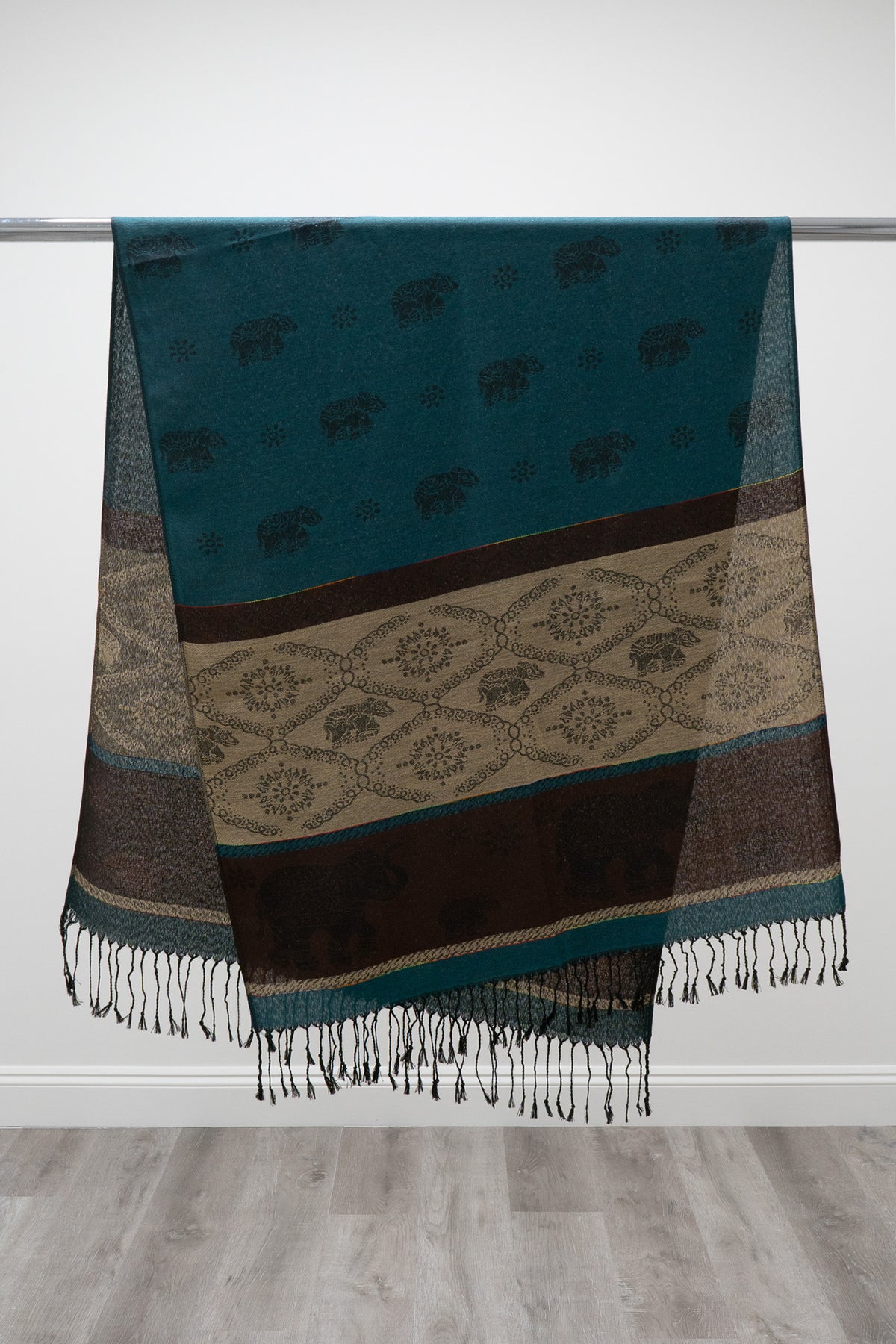 Pashmina Scarf, Elephant