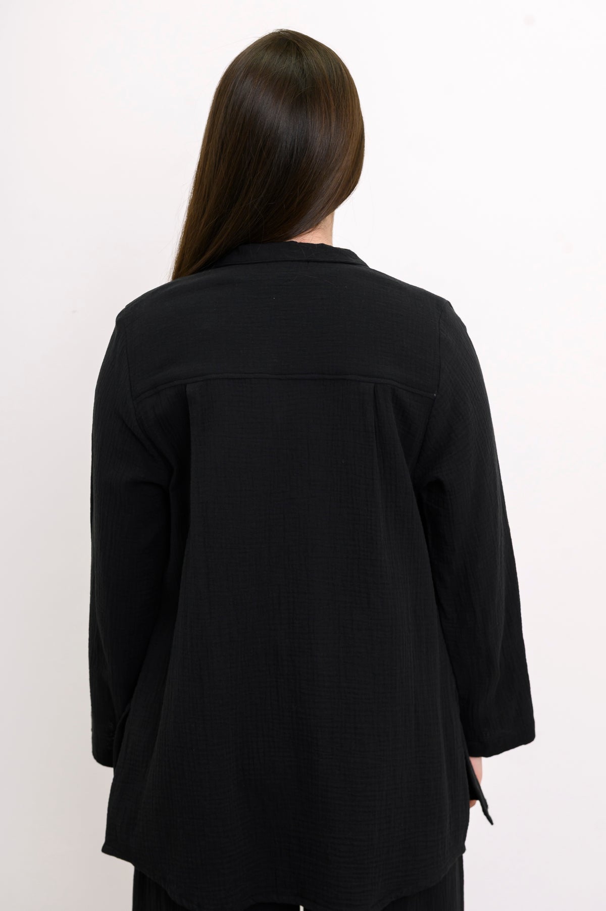 Temple Blouse, Black