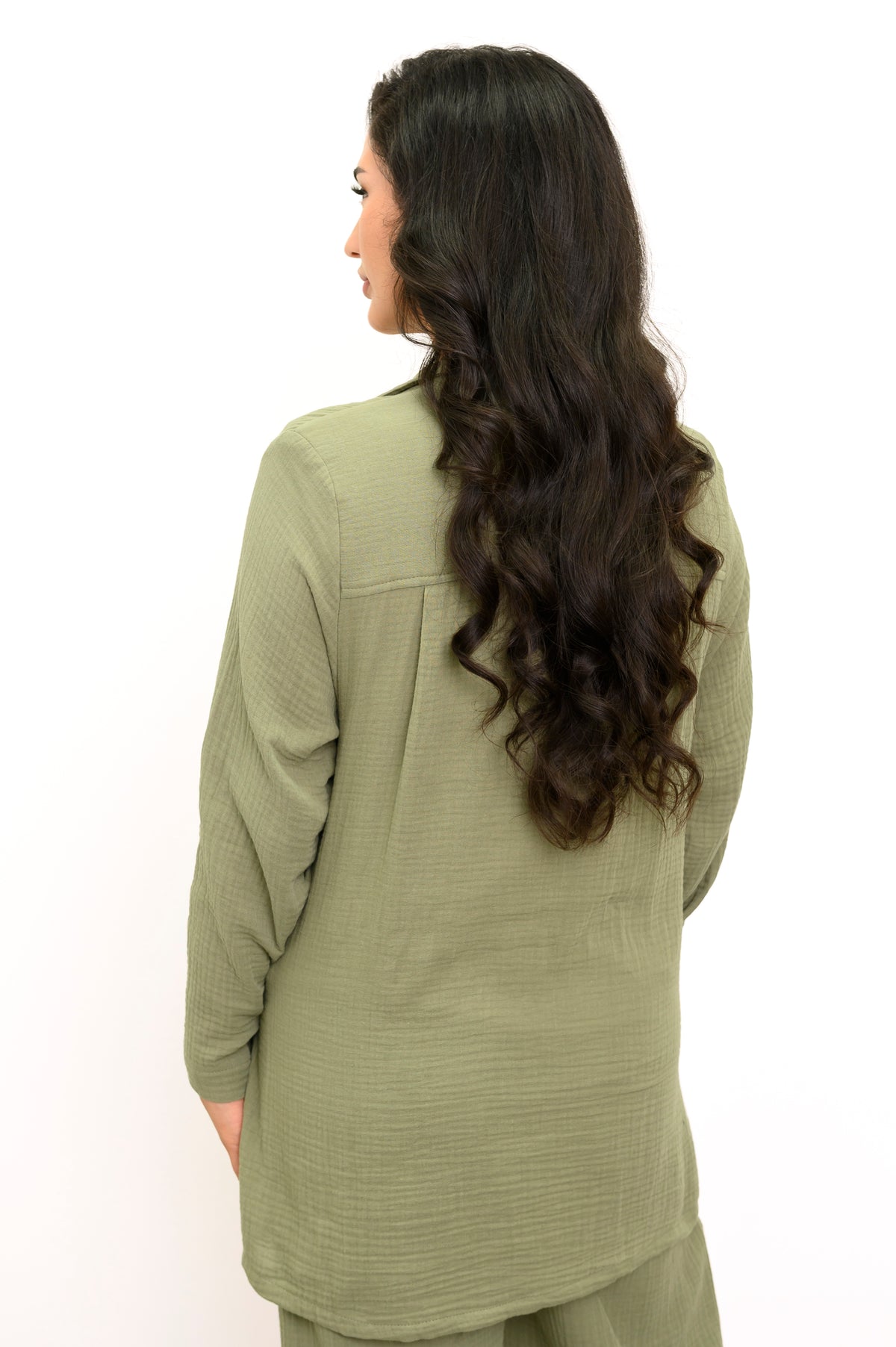 Temple Blouse, Sage