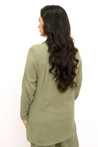 Temple Blouse, Sage