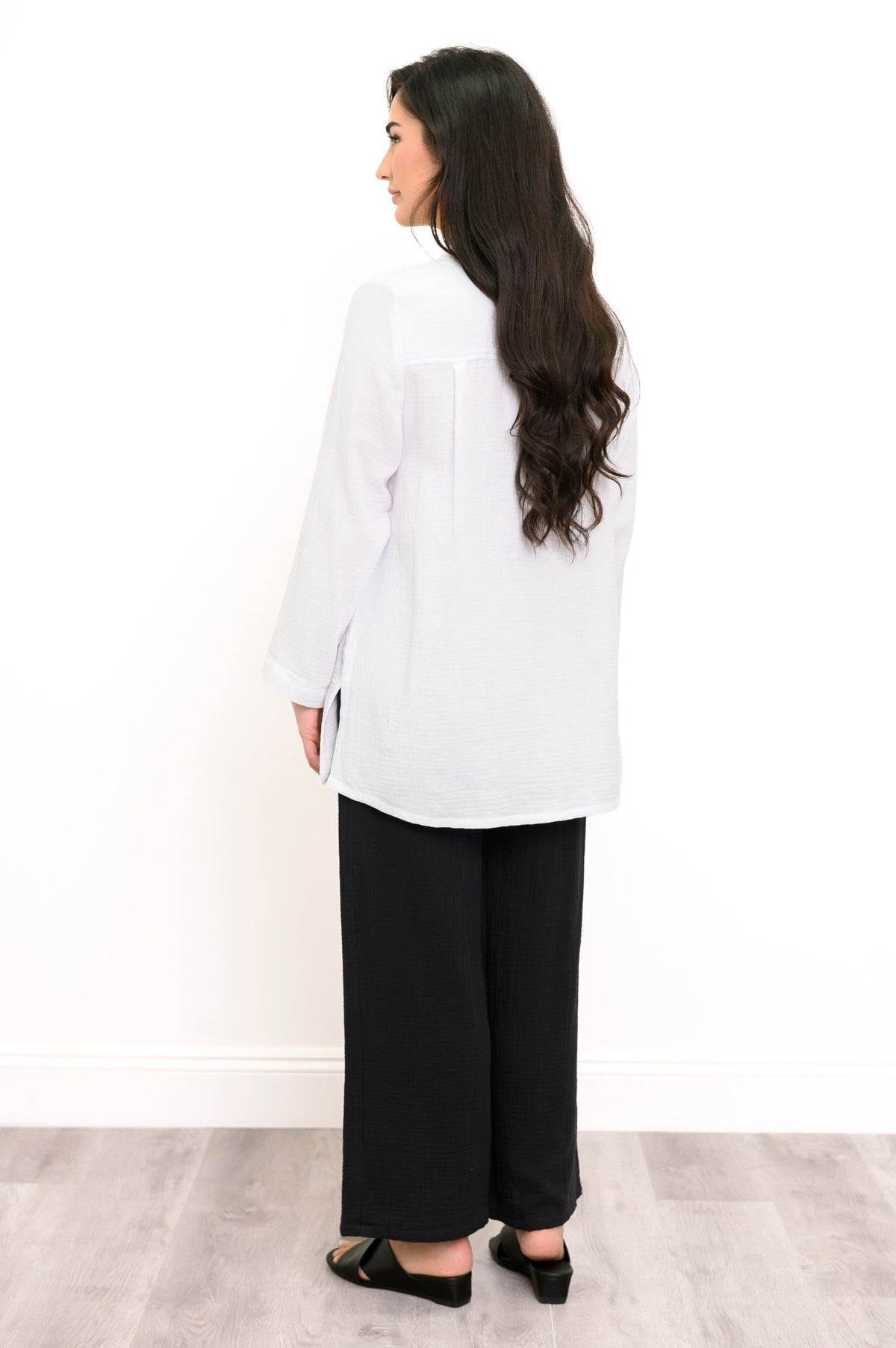Temple Blouse, White