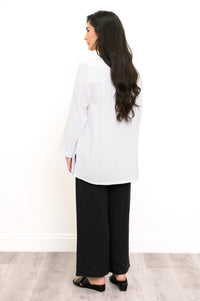 Temple Blouse, White