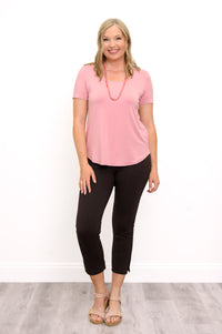 Tessa Tee, Dusty Rose, Bambou