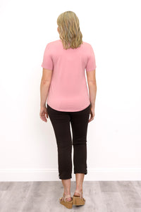Tessa Tee, Dusty Rose, Bambou