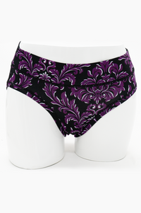 The Hipster, Magenta Damask, Bamboo