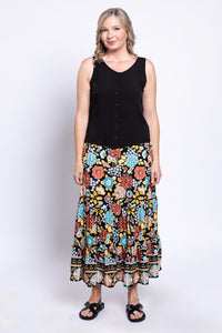 Tibby Skirt, Crimson Garden