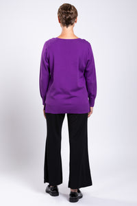 Tiff Sweater, Bright Royale, Cotton