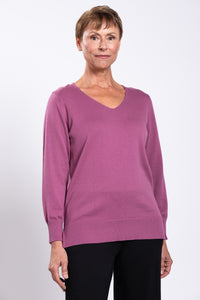 Tiff Sweater, Rose, Cotton