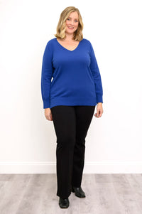 Pull Tiff, Bleu absolu, Coton