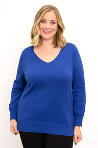 Pull Tiff, Bleu absolu, Coton