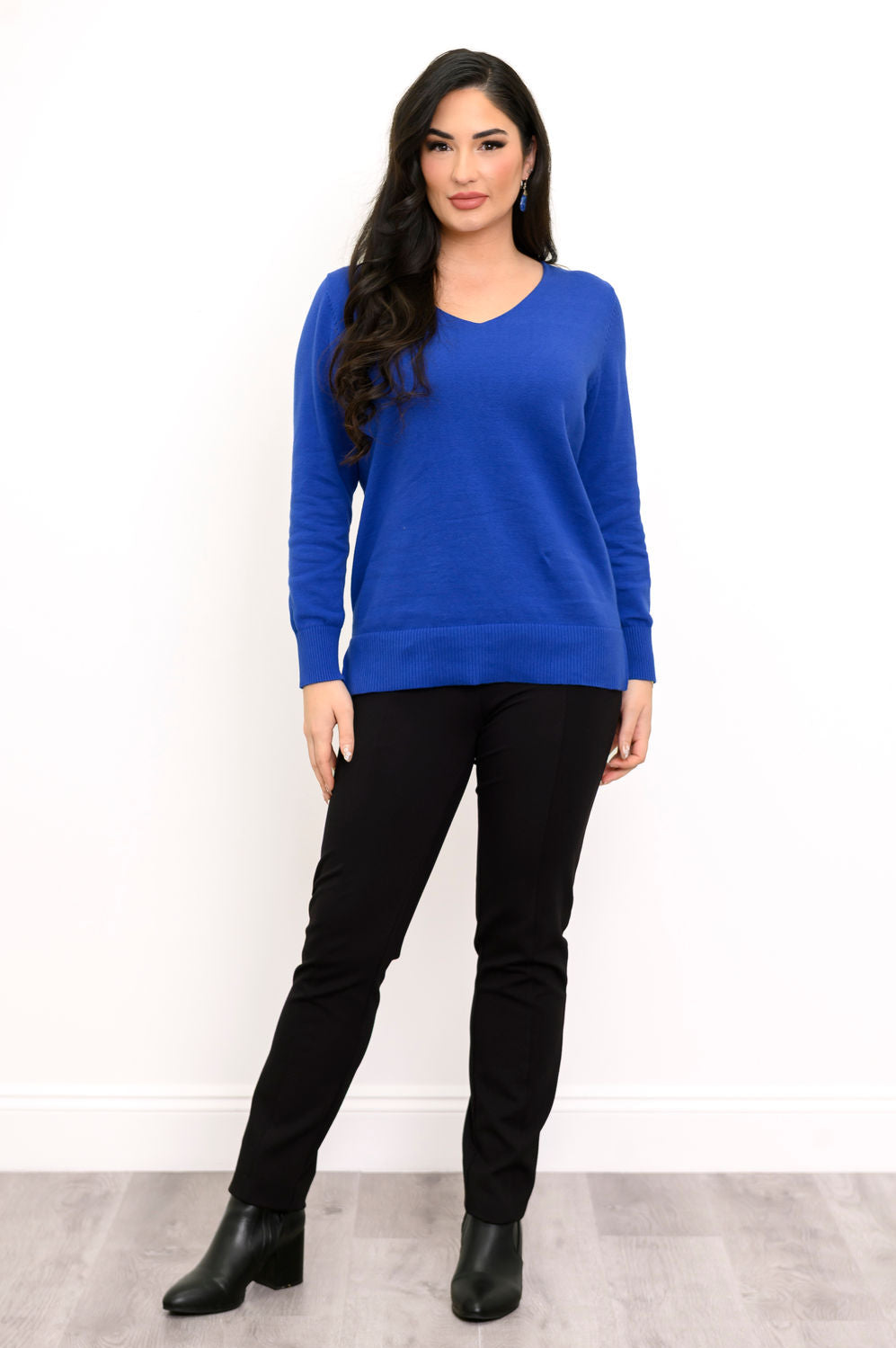 Pull Tiff, Bleu absolu, Coton