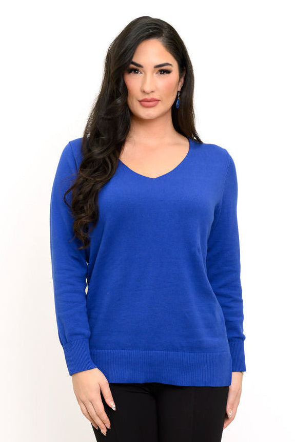 Pull Tiff, Bleu absolu, Coton