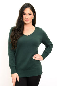 Tiff Sweater, Dark Forest, Cotton