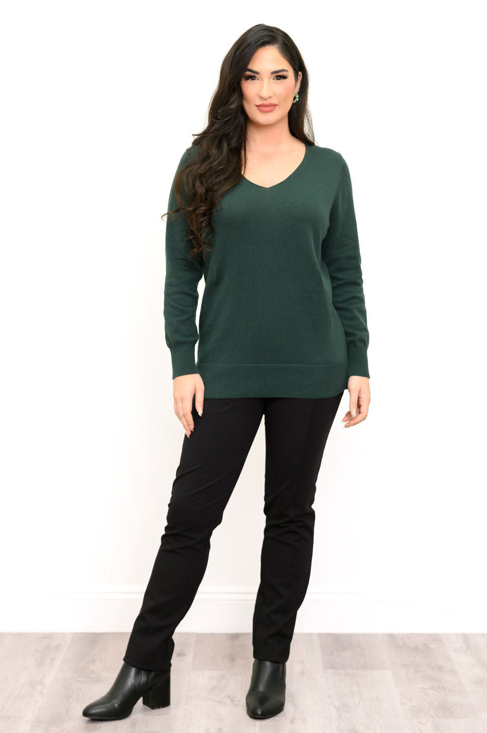 Tiff Sweater, Dark Forest, Cotton