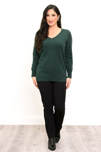 Tiff Sweater, Dark Forest, Cotton