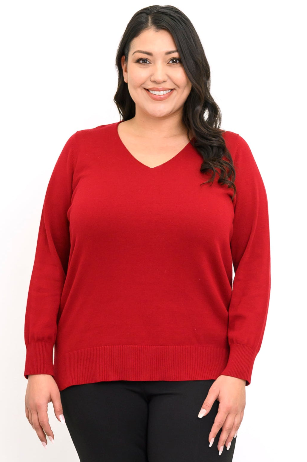 Tiff Sweater, Red, Cotton
