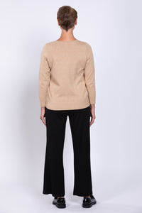 Tiff Sweater, Wheat, Cotton