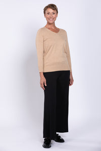 Tiff Sweater, Wheat, Cotton
