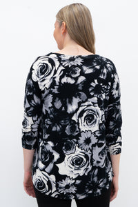 Tina Sweater, Black Rose, Bamboo Cotton
