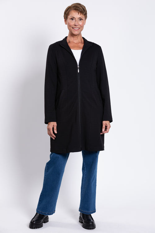 Tracy Coat, Black, Bamboo