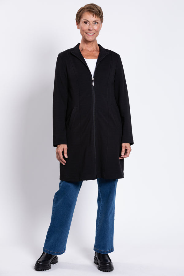 Tracy Coat, Black, Bamboo