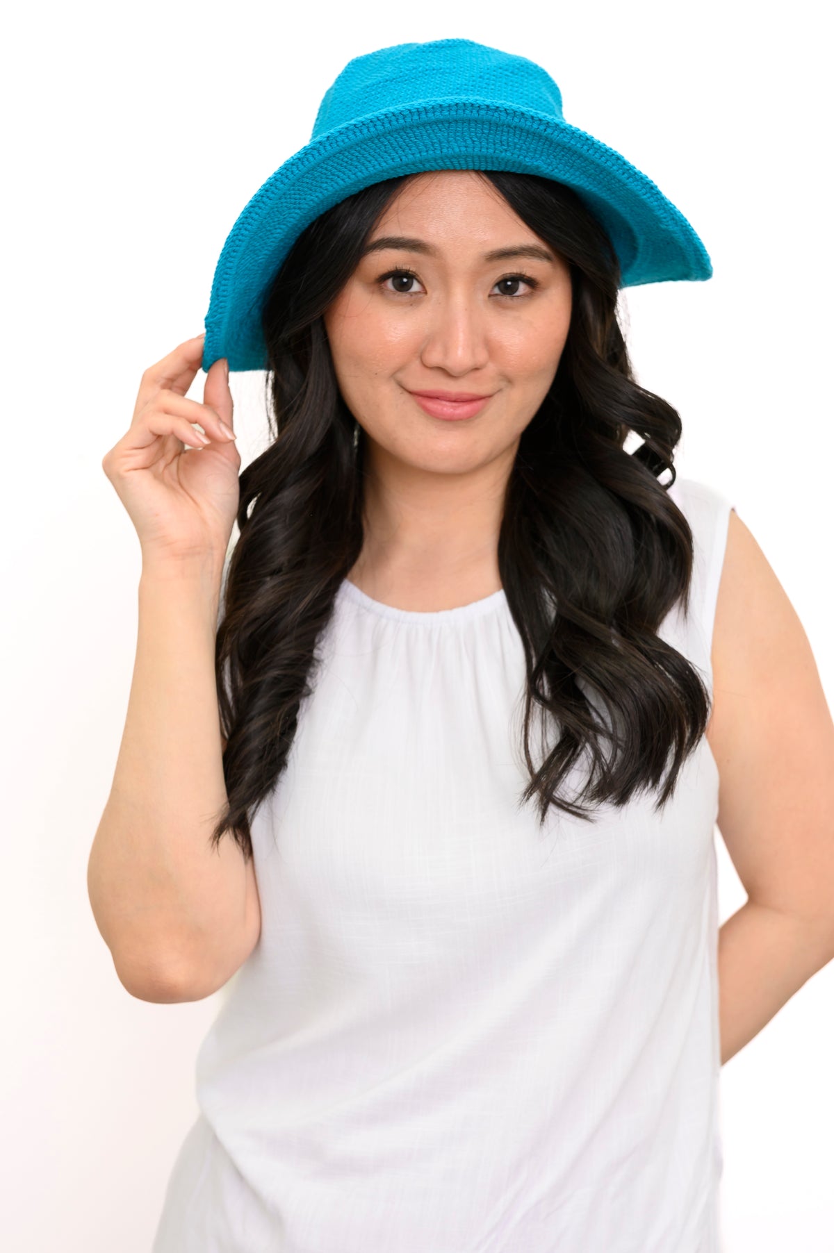 Chapeau Turquoise, Coton