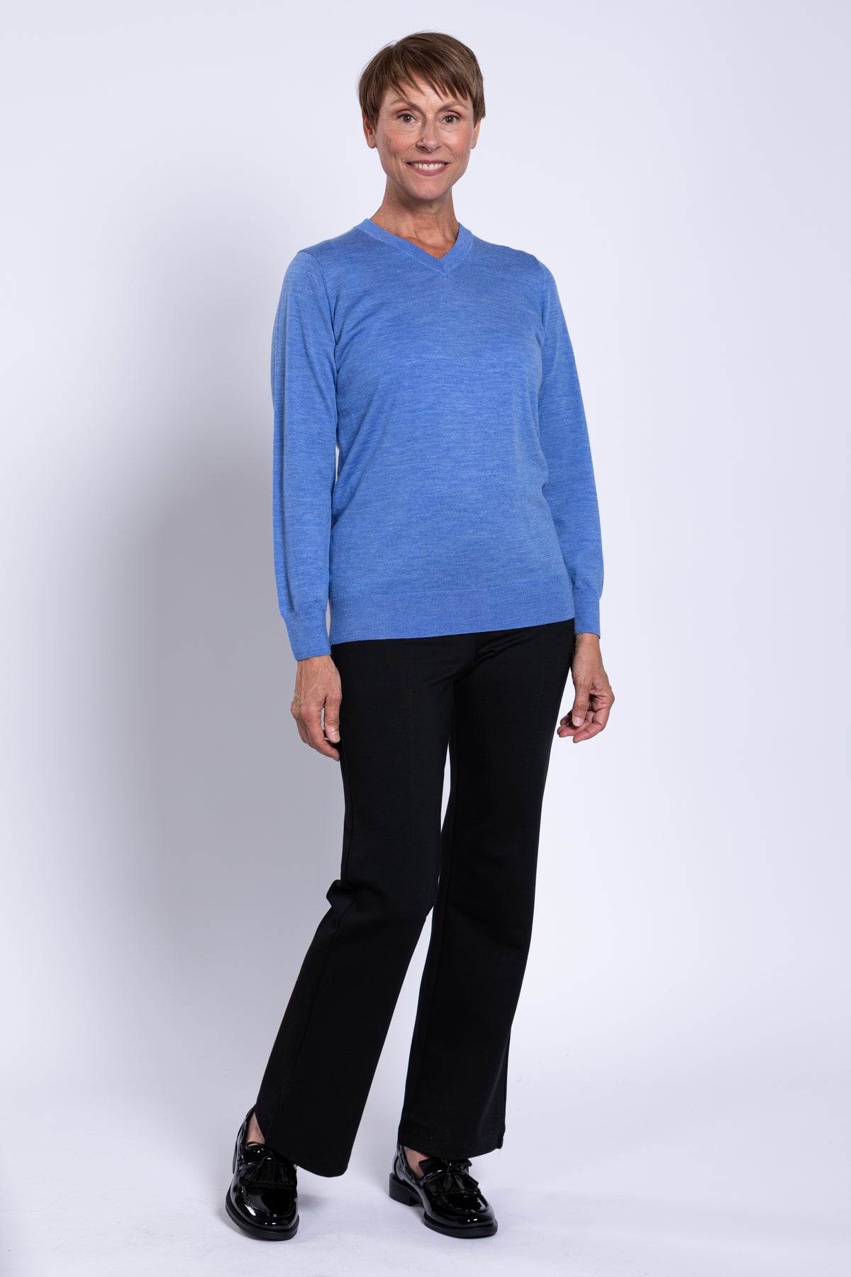 Vie Sweater, Blue, Merino Wool