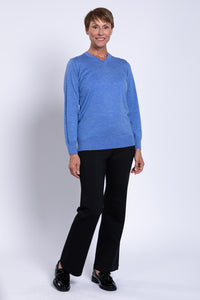 Vie Sweater, Blue, Merino Wool
