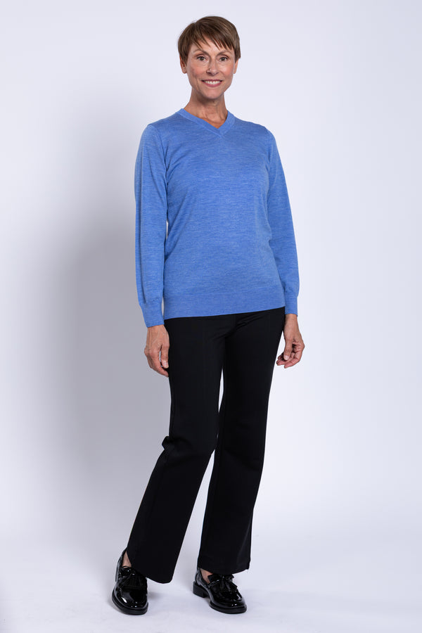 Vie Sweater, Blue, Merino Wool
