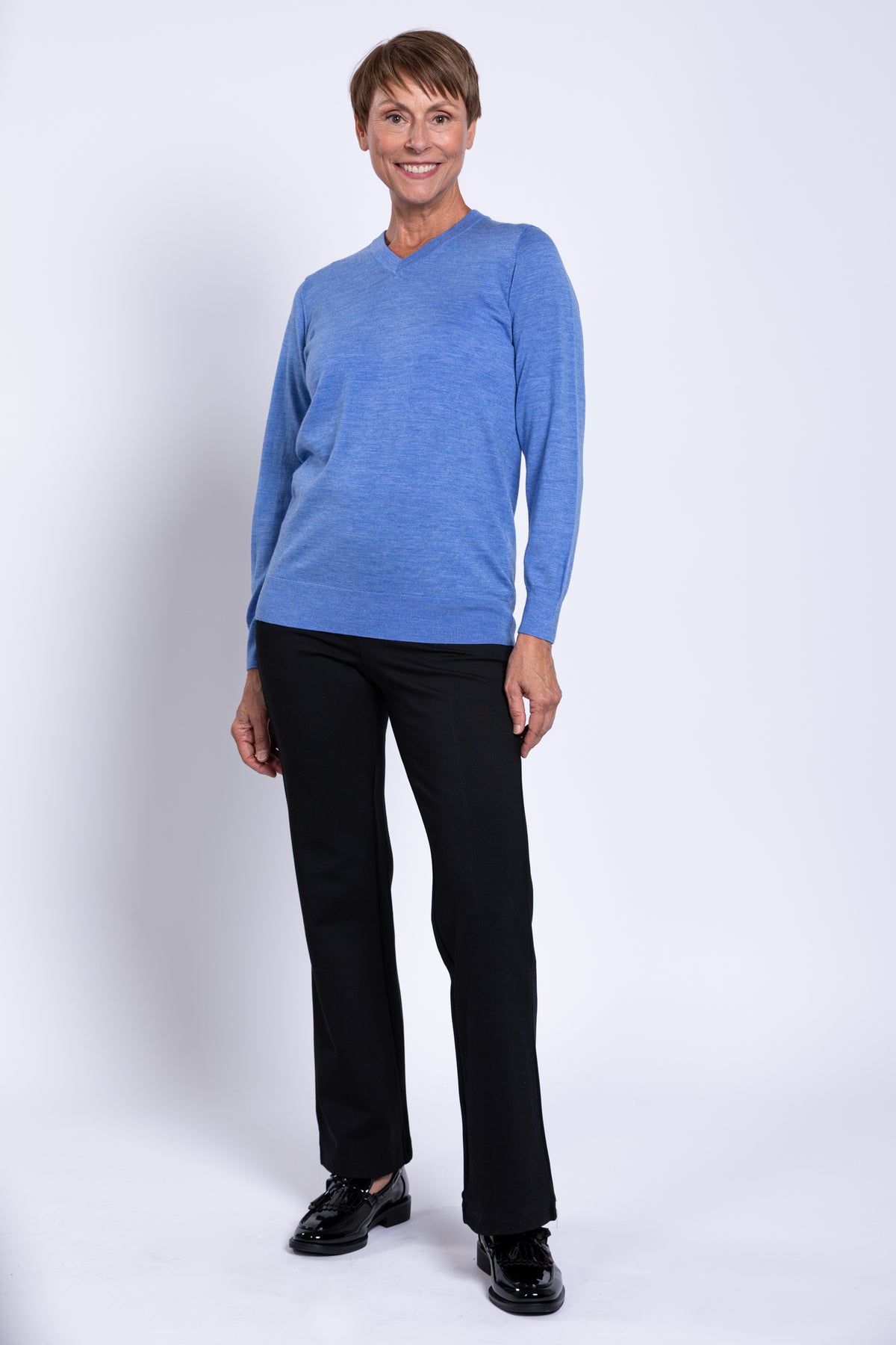 Vie Sweater, Blue, Merino Wool