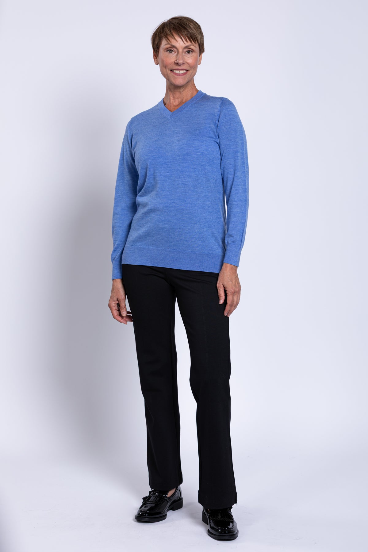 Vie Sweater, Blue, Merino Wool