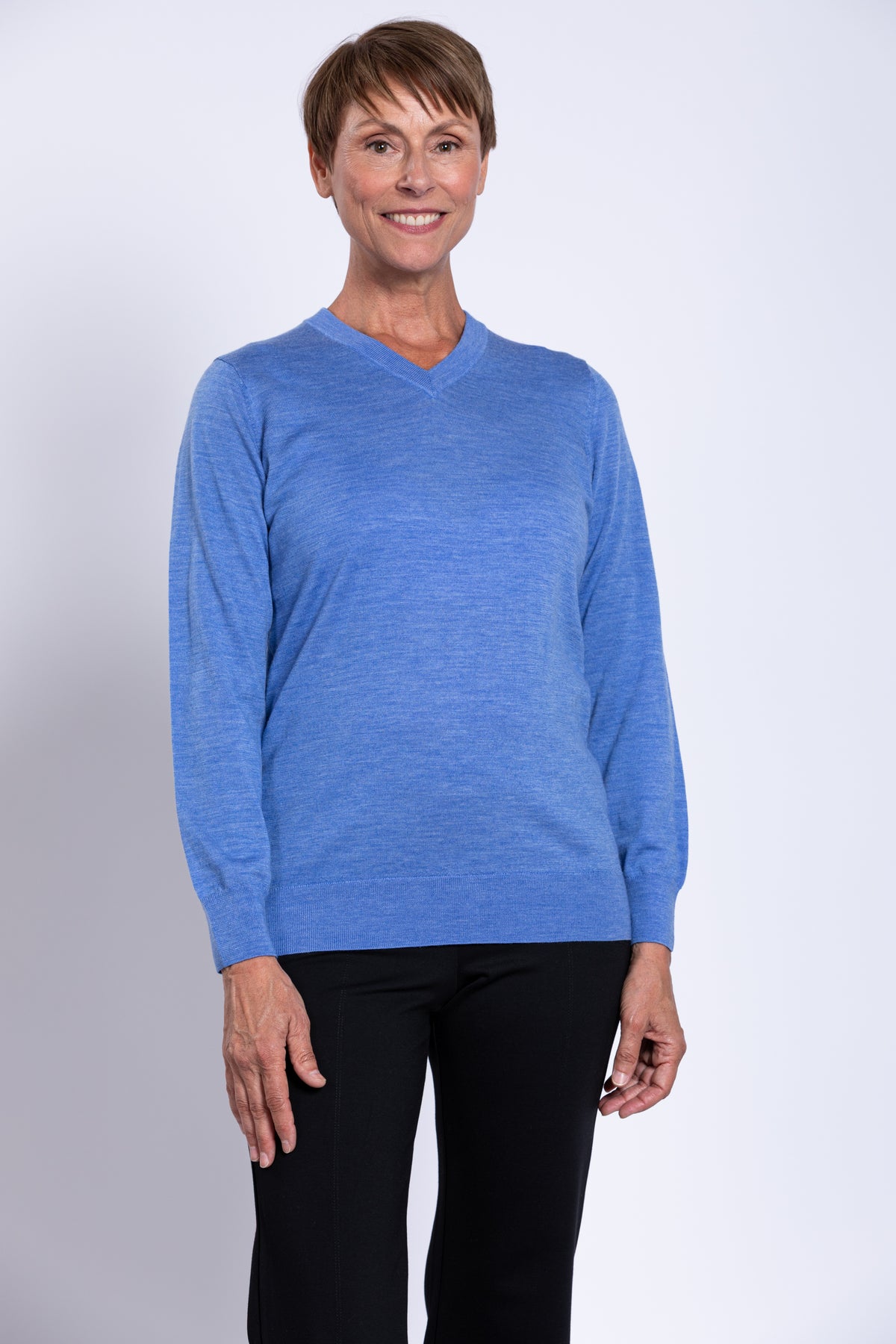 Vie Sweater, Blue, Merino Wool