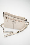 Handbag 072, Ivory, Leather