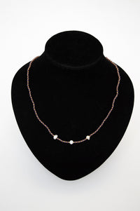 Short Necklaces - Three Pearls