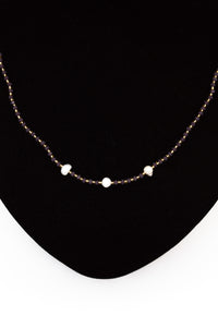 Short Necklaces - Three Pearls