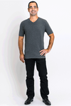 Adam Short Sleeve Shirt, Graphite, Bamboo