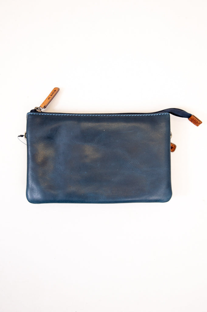 Adrian Klis 1544 Purse, Blue, Leather