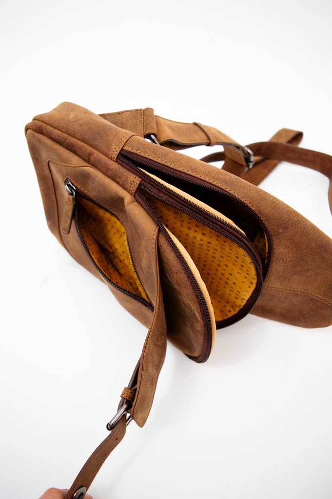 Adrian Klis 2854 Sling Bag, Buffalo Leather – LTD CAD Retail Blue