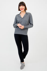 Astrid Sweater, Grey, Cotton