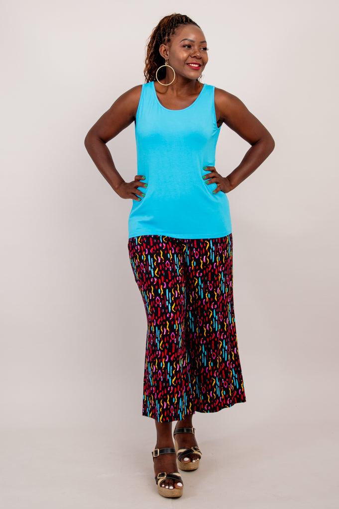 Avalon Tank, Turquoise, Bamboo - Final sale – LTD CAD Retail Blue