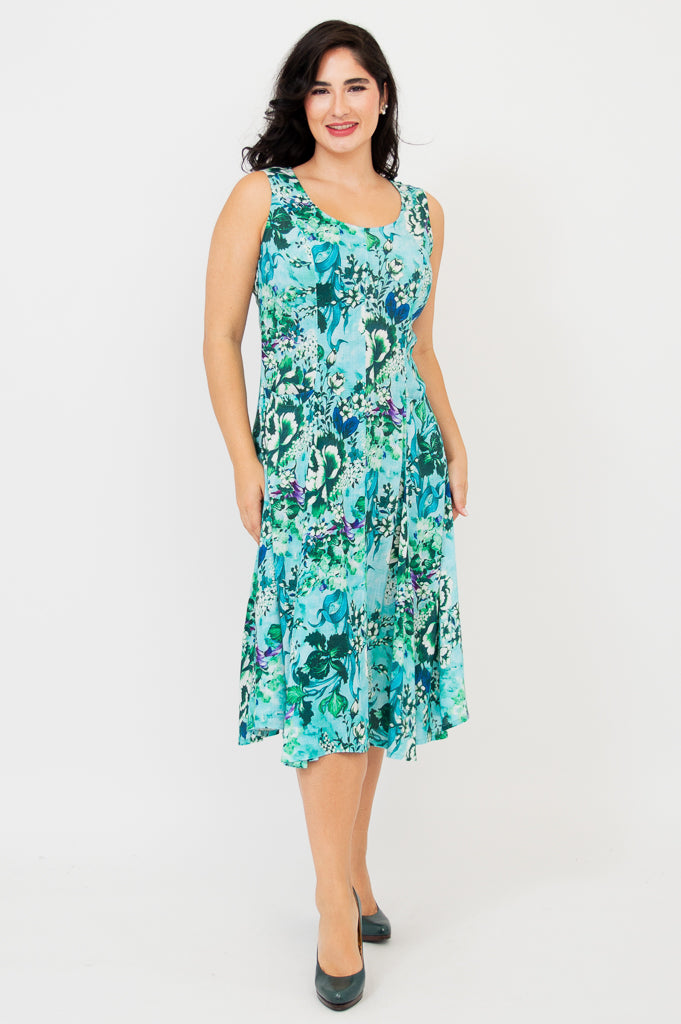 Avery Dress, Enchant, Linen Bamboo