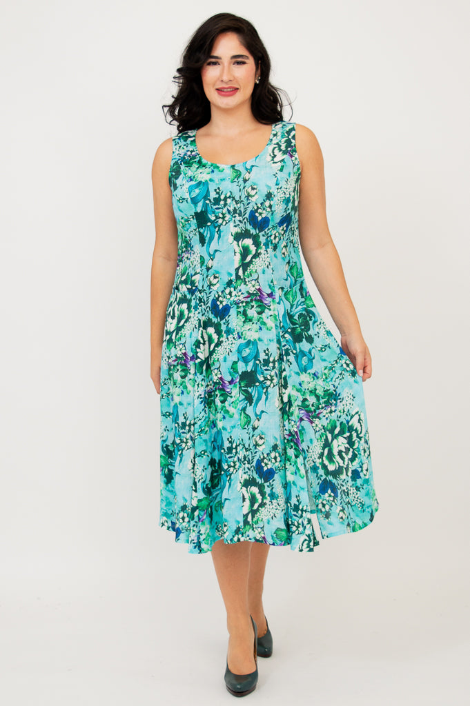 Avery Dress, Enchant, Linen Bamboo