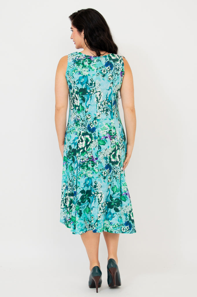 Avery Dress, Enchant, Linen Bamboo