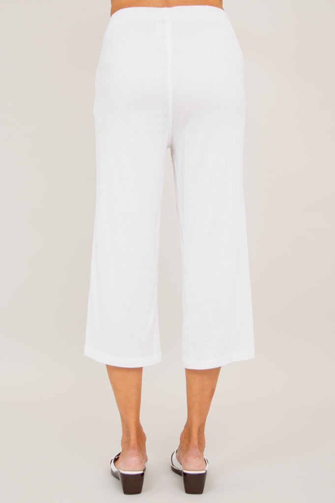 CAPRI HIGH WAIST LINEN PANTS - White – SOFIA The Label
