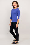 Betula Sweater, Deep Blue, Bamboo Cotton - Final Sale