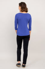Betula Sweater, Deep Blue, Bamboo Cotton