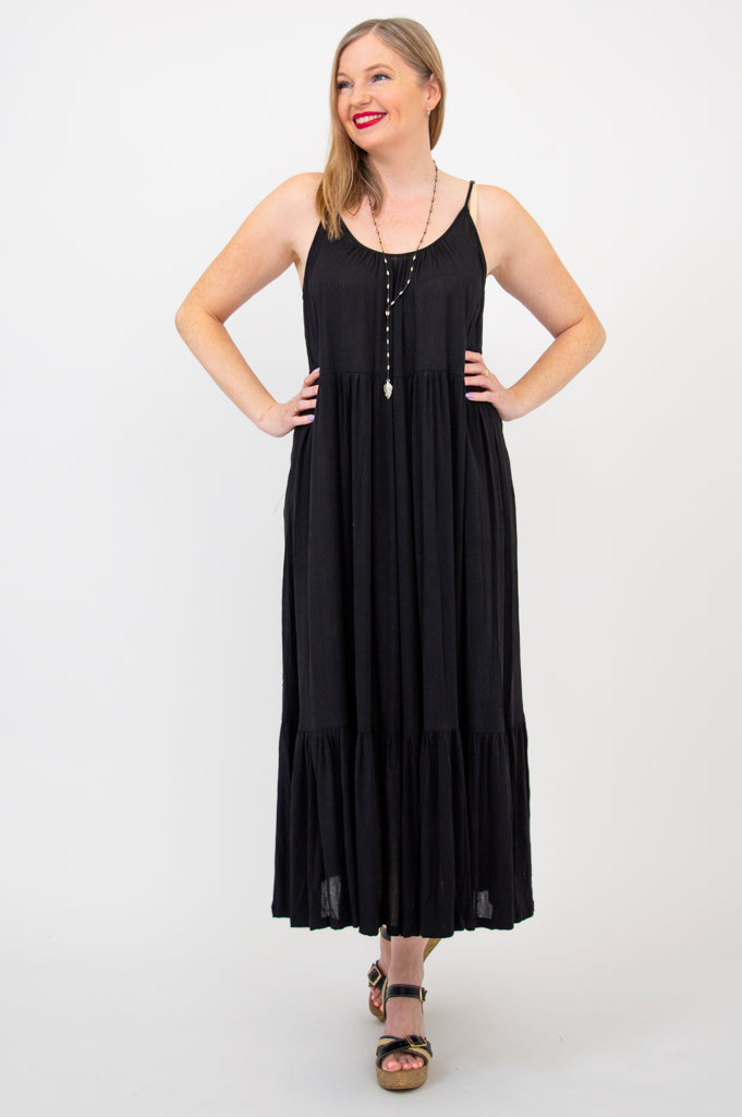 Boha Dress, Black