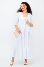 Boha Dress, White